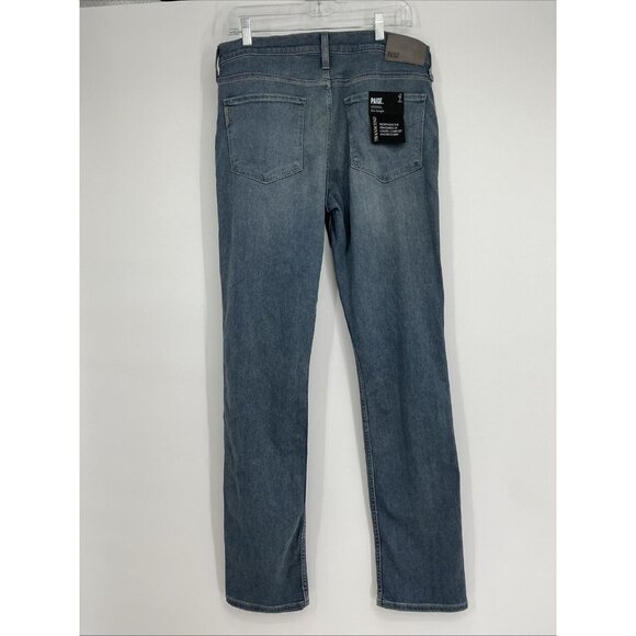 PAIGE FEDERAL NWT $199 TRANSCEND SLIM STRAIGHT DURANT JEANS 32 - Picture 5 of 8